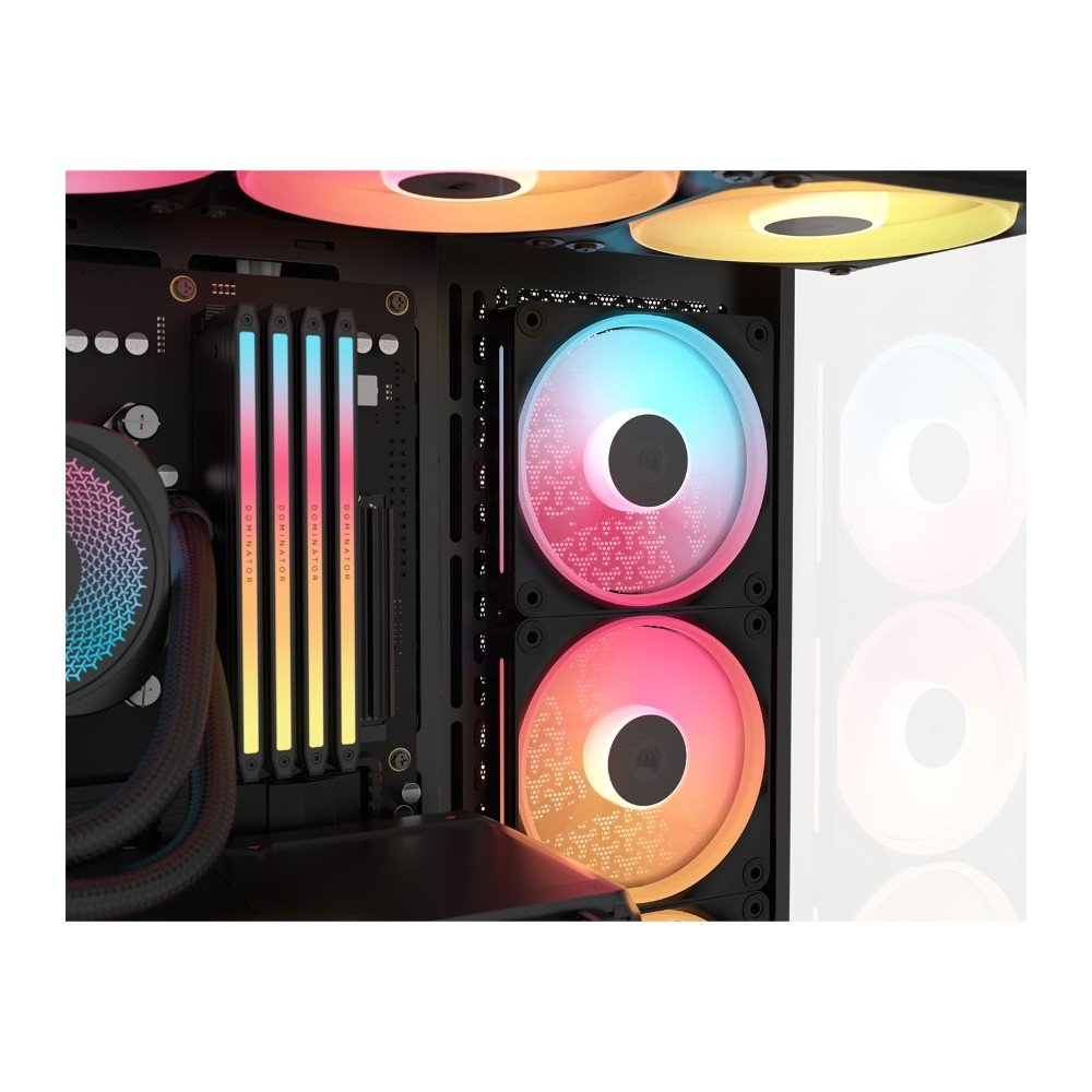 Gabinete Gamer ( Balão.info) 3500X LX-R, Mid-Tower, Vidro Temperado, 3 Fans LX120 RGB Inclusas, ( Balão.info) LINK, Preto - CC-( Balão.info)-WW - view 11