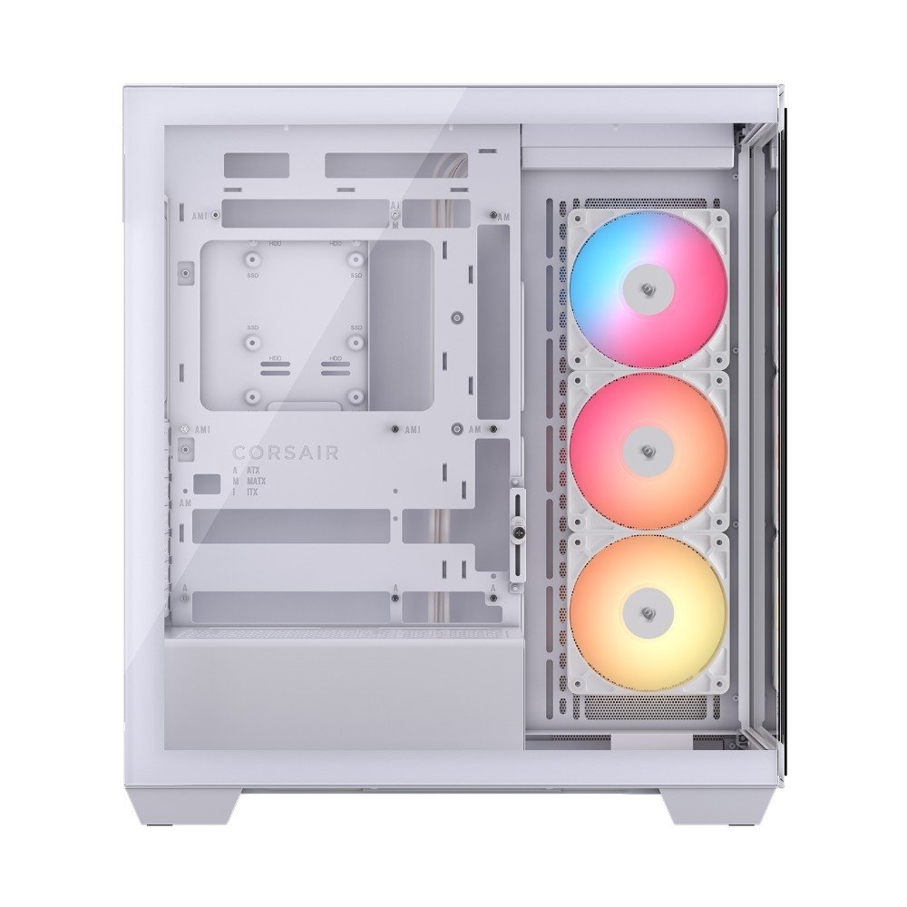 Gabinete Gamer Corsair 3500X RS, Mid-Tower, Vidro Temperado, 3 Fans RS120 ARGB Inclusas, Branco - CC-9011323-WW Gabinete Gamer Corsair 3500X RS, Mid-Tower, Vidro Temperado, 3 Fans RS120 ARGB Inclusas, Branco - CC-9011323-WW