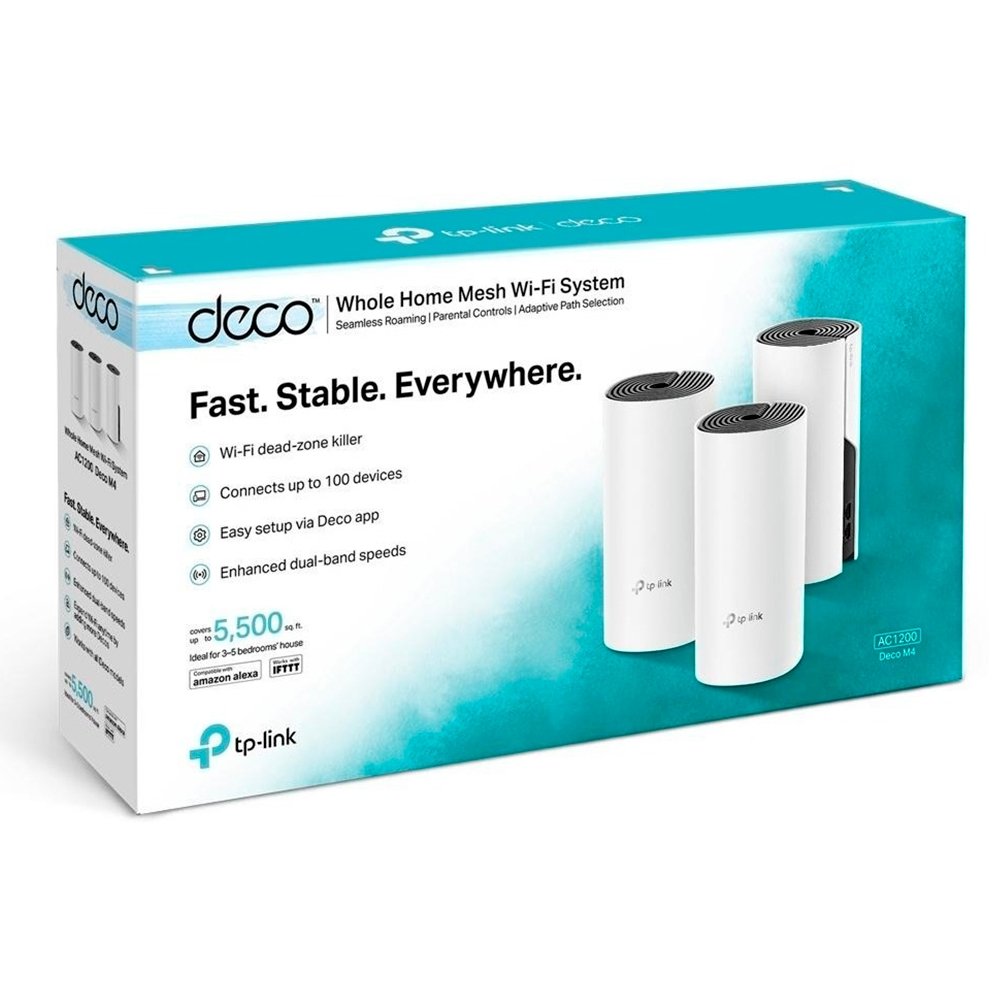 Roteador TP-Link Deco M4 AC1200 1200 Mbps 3 pcs