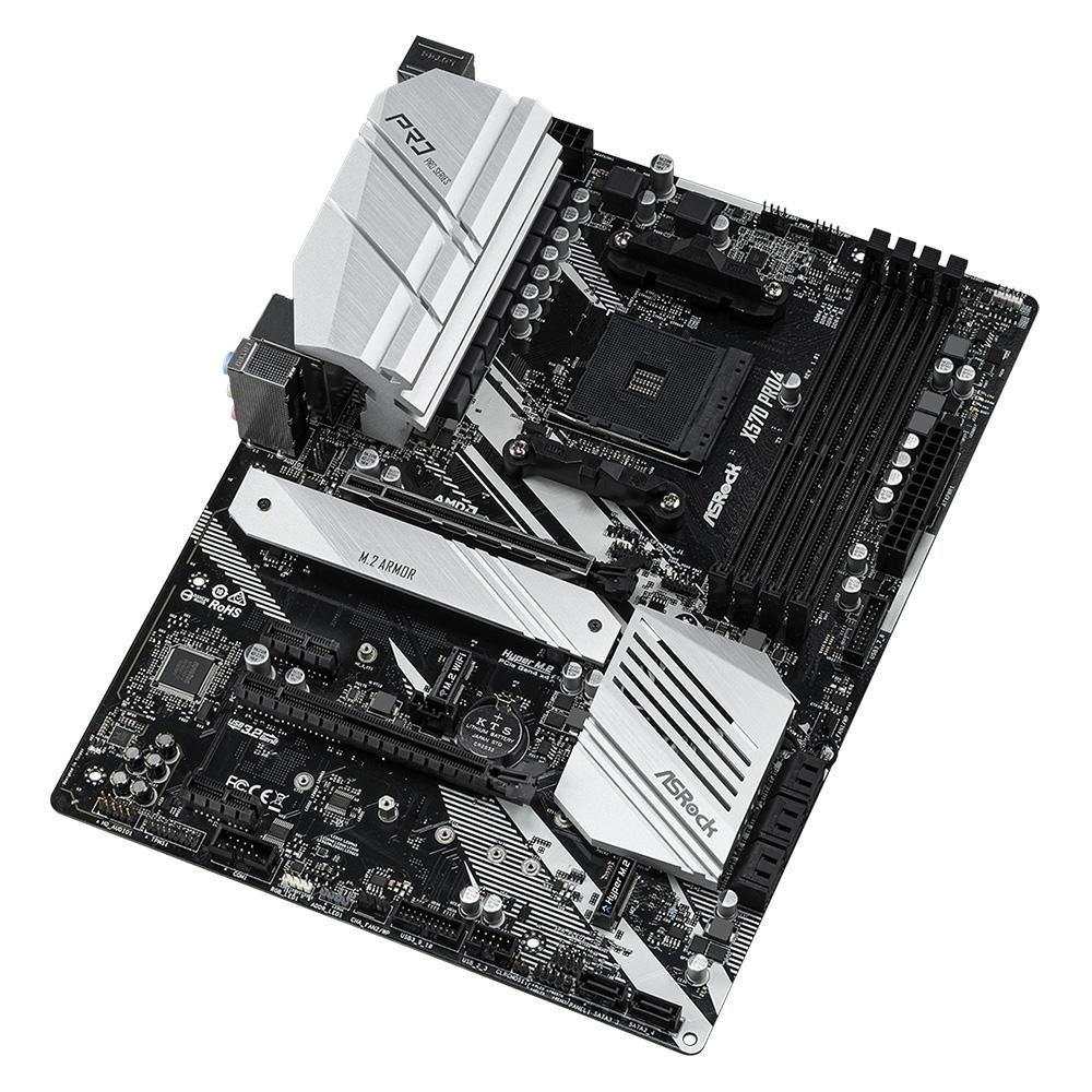 猫*拓様 ASRock X570 Pro4 Placa-Mãe Asrock X570 PRO4, AMD AM4 | KaBuM!