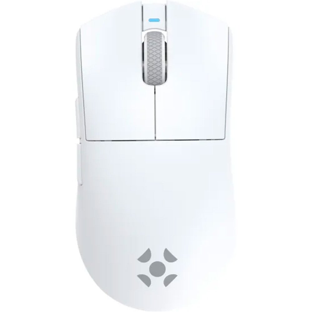 Imagem 2 de 5 do produto Mouse Gamer Sem Fio Fortrek Loyal, RGB, Sensor PAW3311, 12000 DPI, Com Dock de Carregamento Magnético, Branco - 86964
