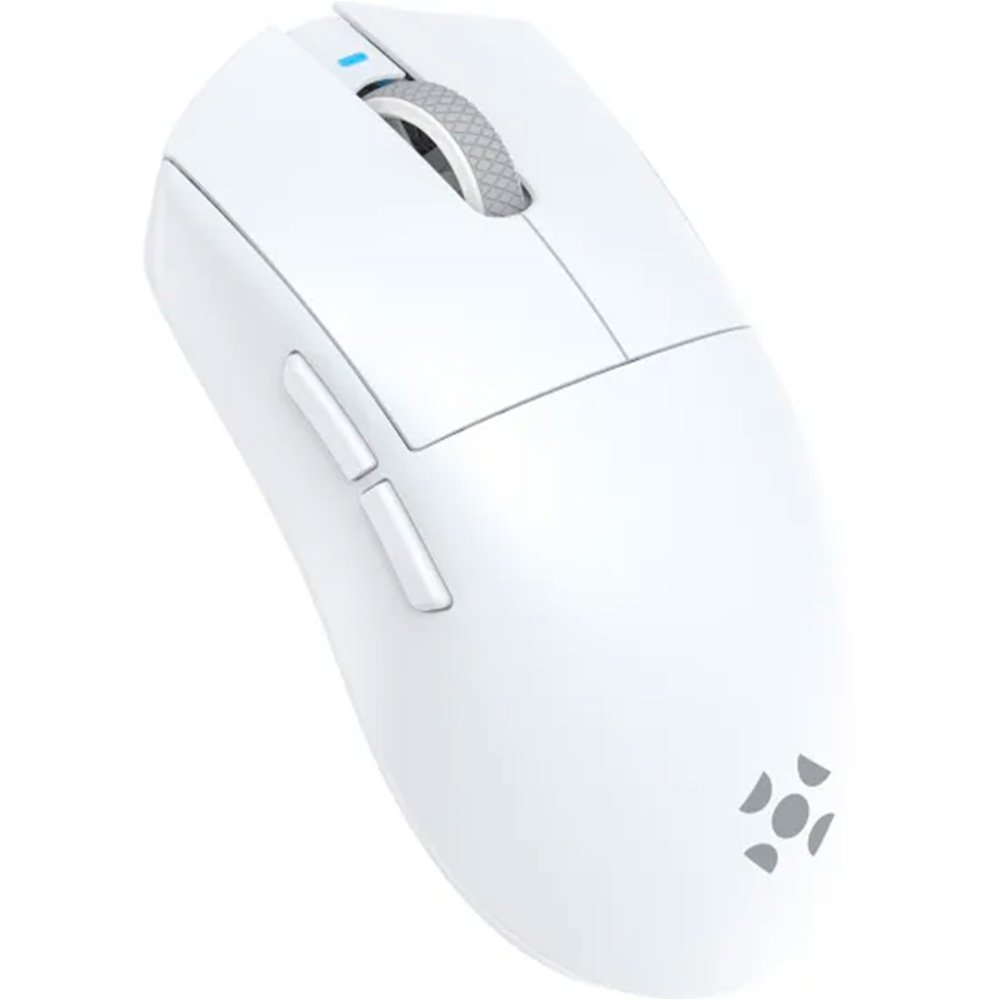 Imagem 3 de 5 do produto Mouse Gamer Sem Fio Fortrek Loyal, RGB, Sensor PAW3311, 12000 DPI, Com Dock de Carregamento Magnético, Branco - 86964