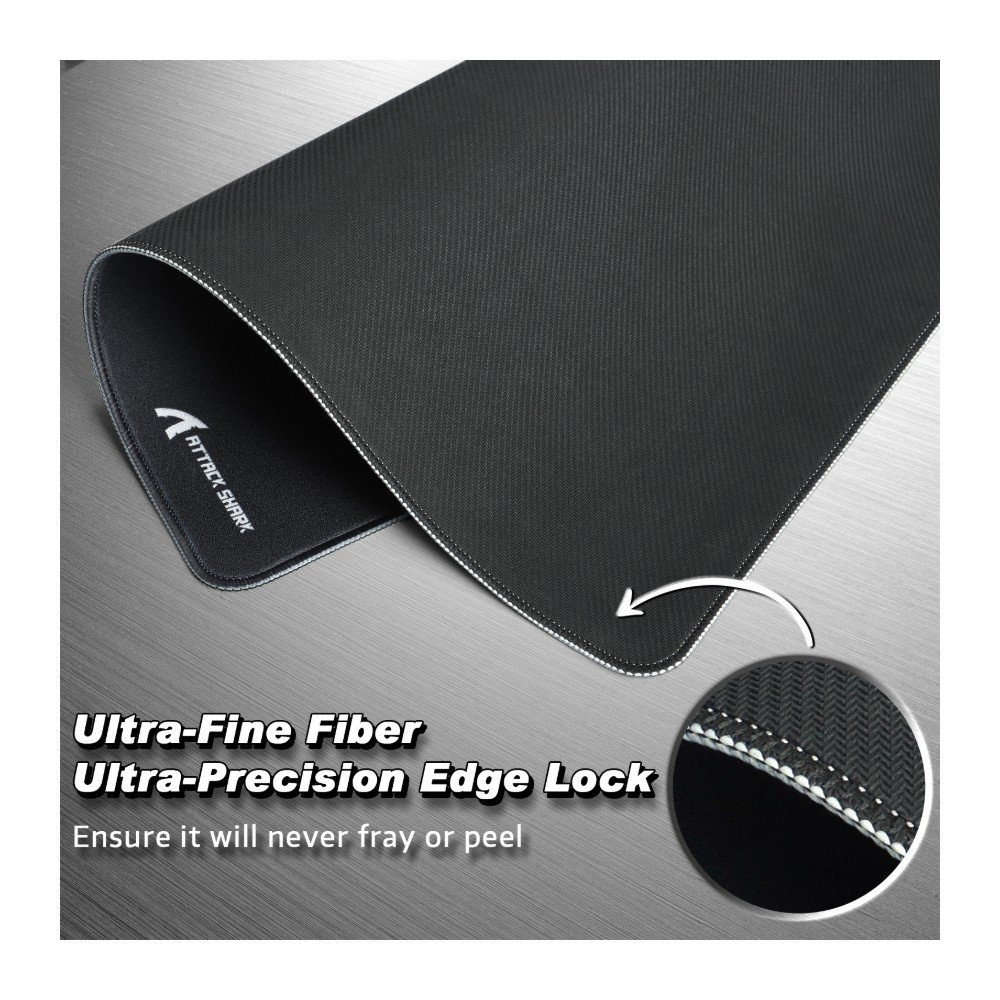 Imagem 7 de 9 do produto Mousepad Gamer Attack Shark, Preto - CCM02 Black