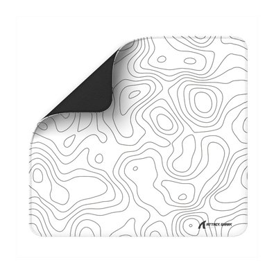 Mousepad Gamer Attack Shark, White-Contour Line - CCM02 White