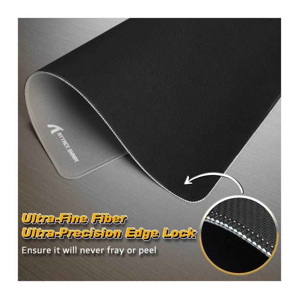 Imagem 3 de 9 do produto Mousepad Gamer Attack Shark, Cinza - CCM02 Gray