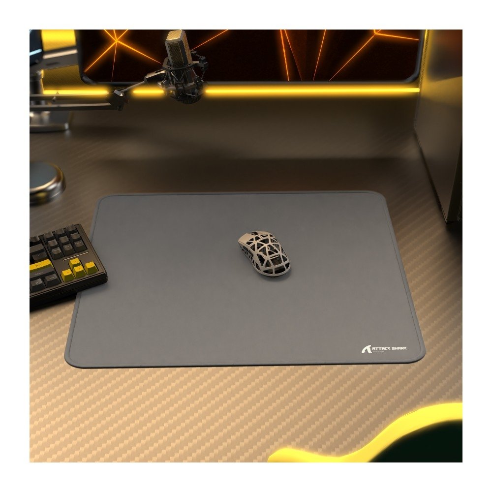 Imagem 6 de 9 do produto Mousepad Gamer Attack Shark, Cinza - CCM02 Gray