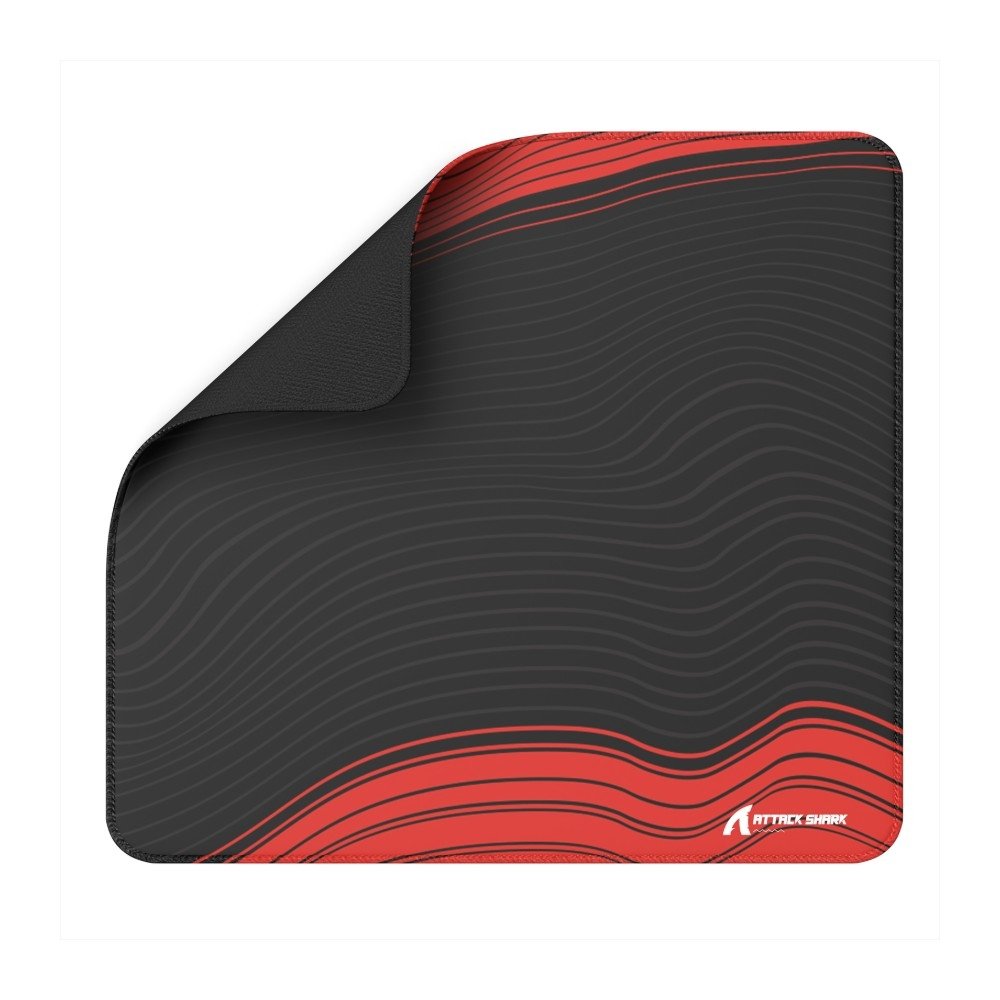Mousepad Gamer Attack Shark, Black Red-Contour Line - CCM02