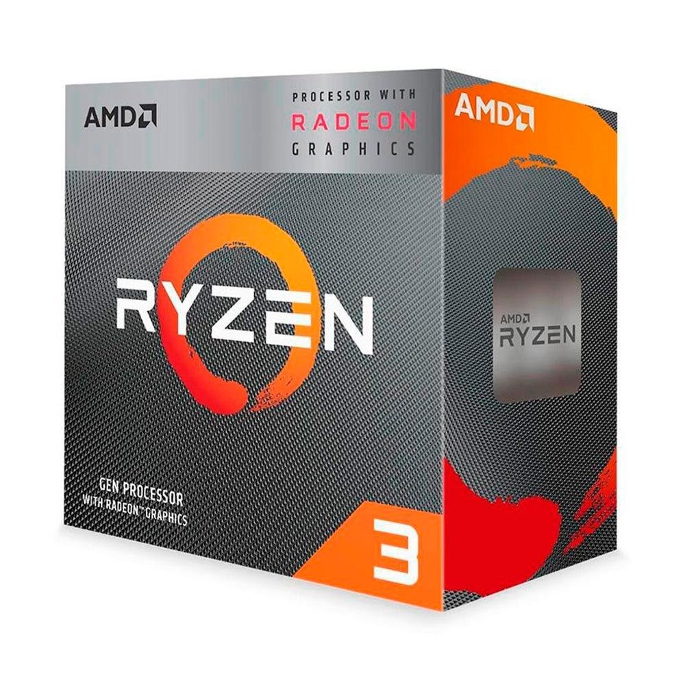 CPU AMD Ryzen 3 3200G BOX AMD Ryzen 3 3200G, AM4, Radeon Vega 8 | KaBuM!