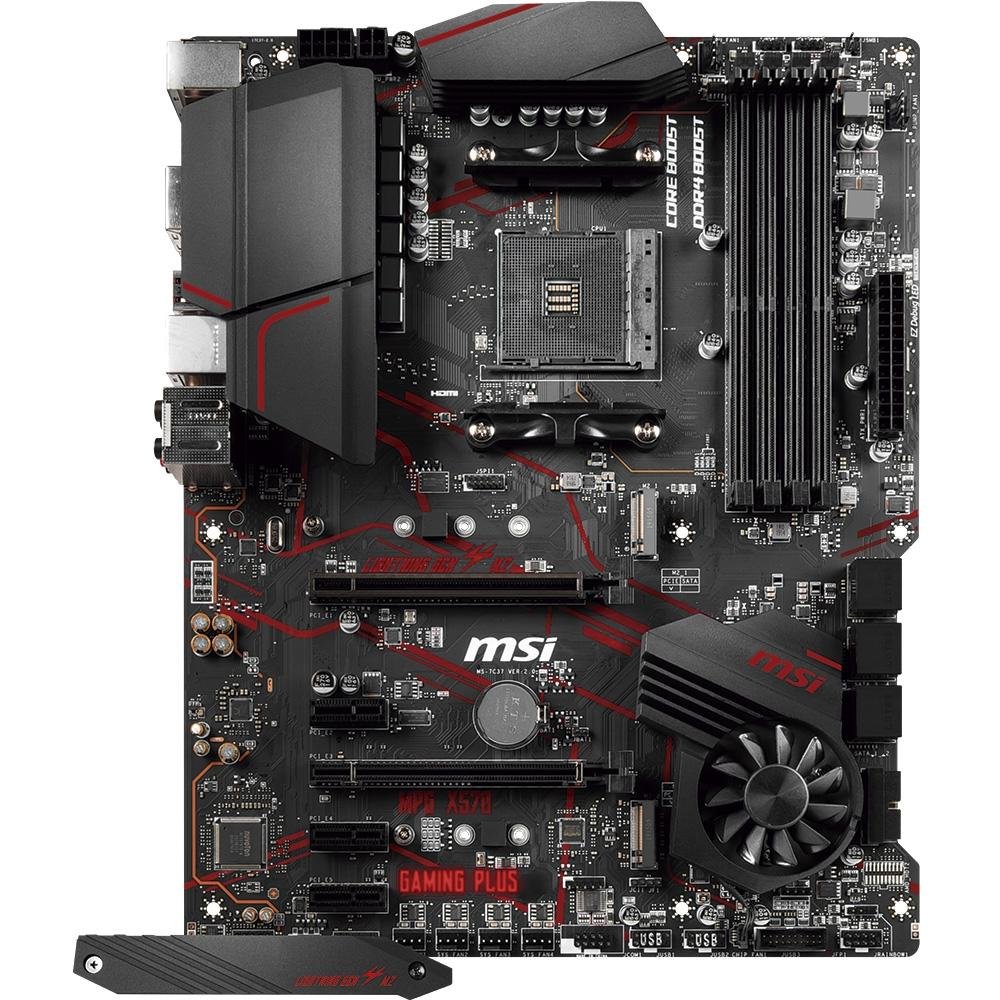 MSI MPG X570 GAMING PLUS MS-7C37 箱無し placa-mae-msi-mpg-x570-gaming-