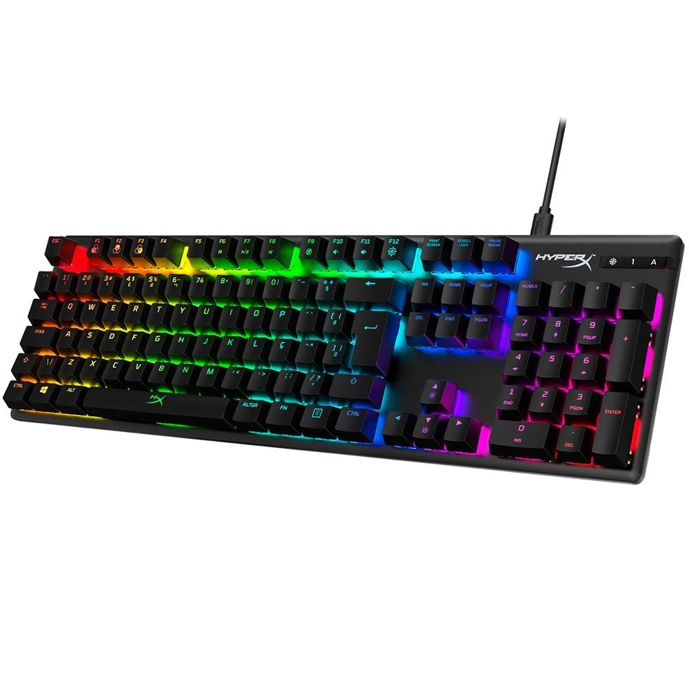 Teclado Mecânico Gamer HyperX Alloy Origins, RGB