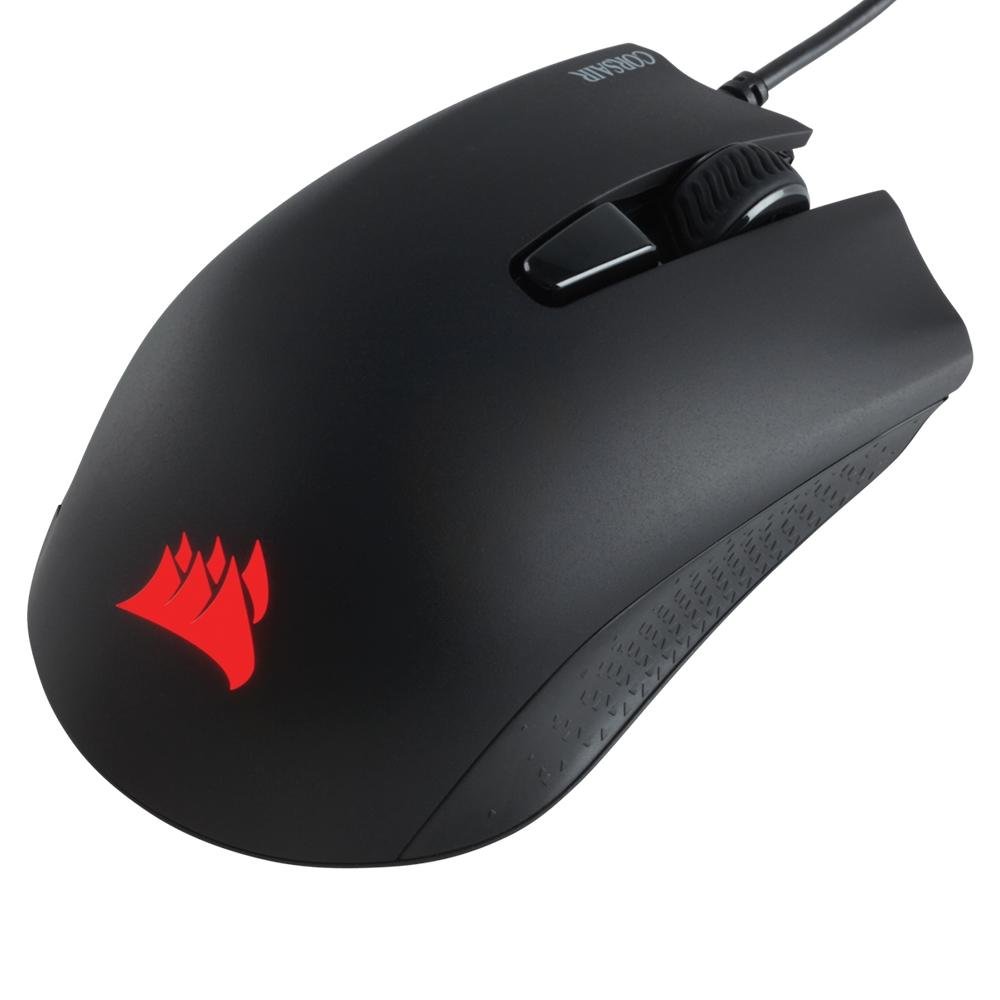 Imagem 3 de 6 do produto Mouse Gamer Corsair Harpoon PRO, RGB, 6 Botões, 12000DPI, Preto - CH-9301111-NA