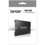 SSD Lexar NS100, 128GB, SATA III, 2.5", Leitura: 550MB/s, Preto - LNS100-128RBNA