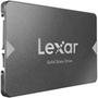 SSD Lexar NS100, 128GB, SATA III, 2.5", Leitura: 550MB/s, Preto - LNS100-128RBNA