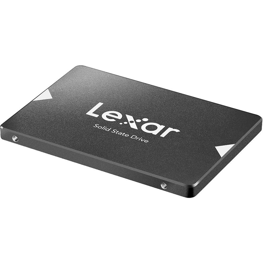 SSD Lexar NS100, 256GB, SATA III, 2.5", Leitura: 520MB/s, Preto - LNS100-256RBNA SSD Lexar NS100, 256GB, SATA III, 2.5", Leitura: 520MB/s, Preto - LNS100-256RBNA