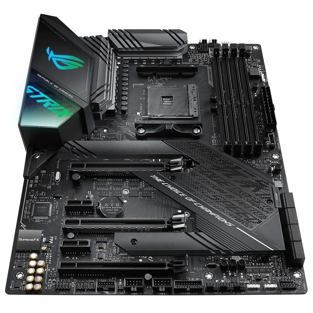 Imagem 6 de 11 do produto Placa-Mãe ASUS ROG Strix X570-F Gaming, AMD AM4, ATX, DDR4, Preto - ROG Strix X570-F Gaming
