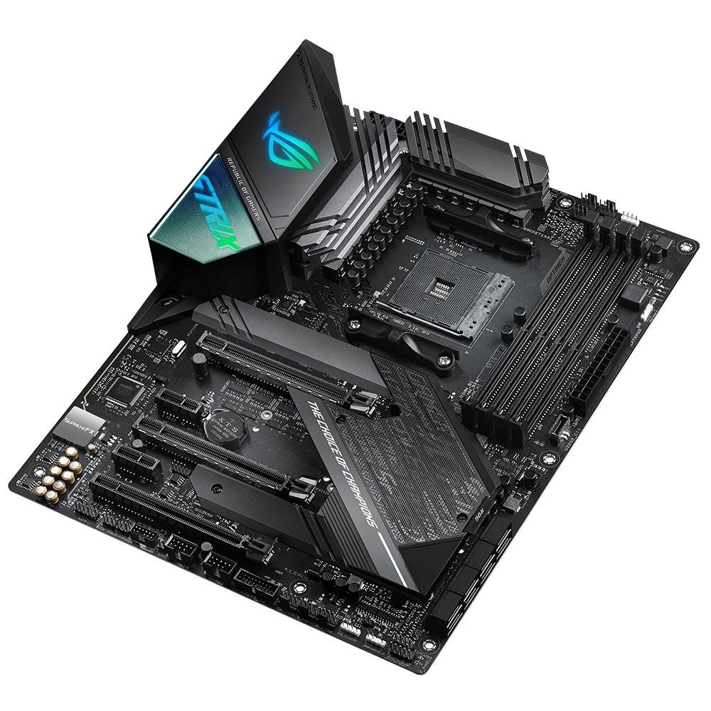 Imagem 5 de 11 do produto Placa-Mãe ASUS ROG Strix X570-F Gaming, AMD AM4, ATX, DDR4, Preto - ROG Strix X570-F Gaming