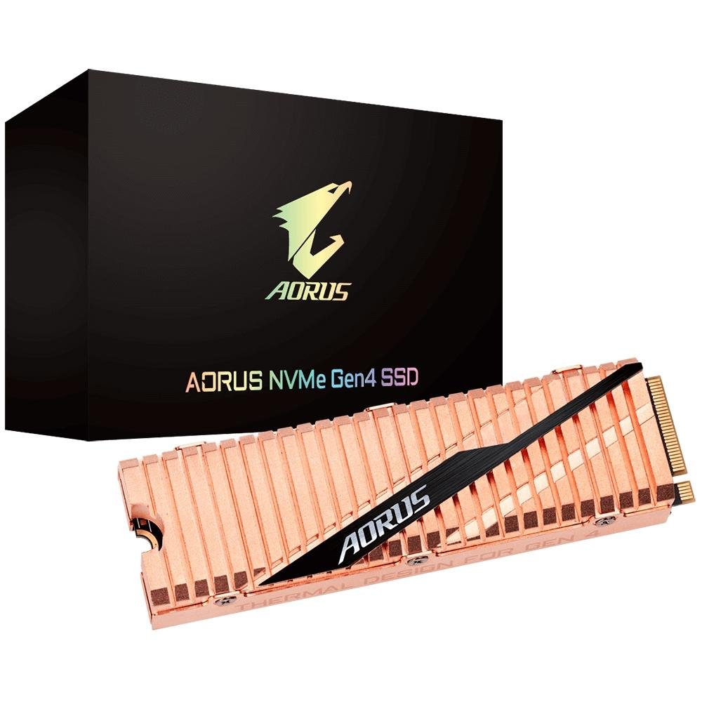 SSD 1 TB Gigabyte Aorus, M.2, NVMe Gen4, Leitura: 5000MB/s e
