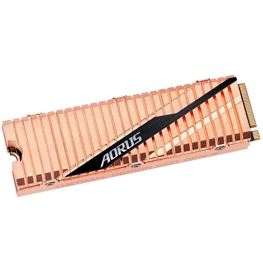 Imagem 4 de 5 do produto SSD Gigabyte Aorus, 1TB, M.2, NVMe Gen4, Leitura: 5000MB/s e Gravação: 4400MB/s - GP-ASM2NE6100TTTD