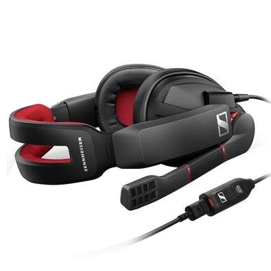 Headset Gamer Epos Sennheiser GSP 350, Som Surround Dolby, Preto e