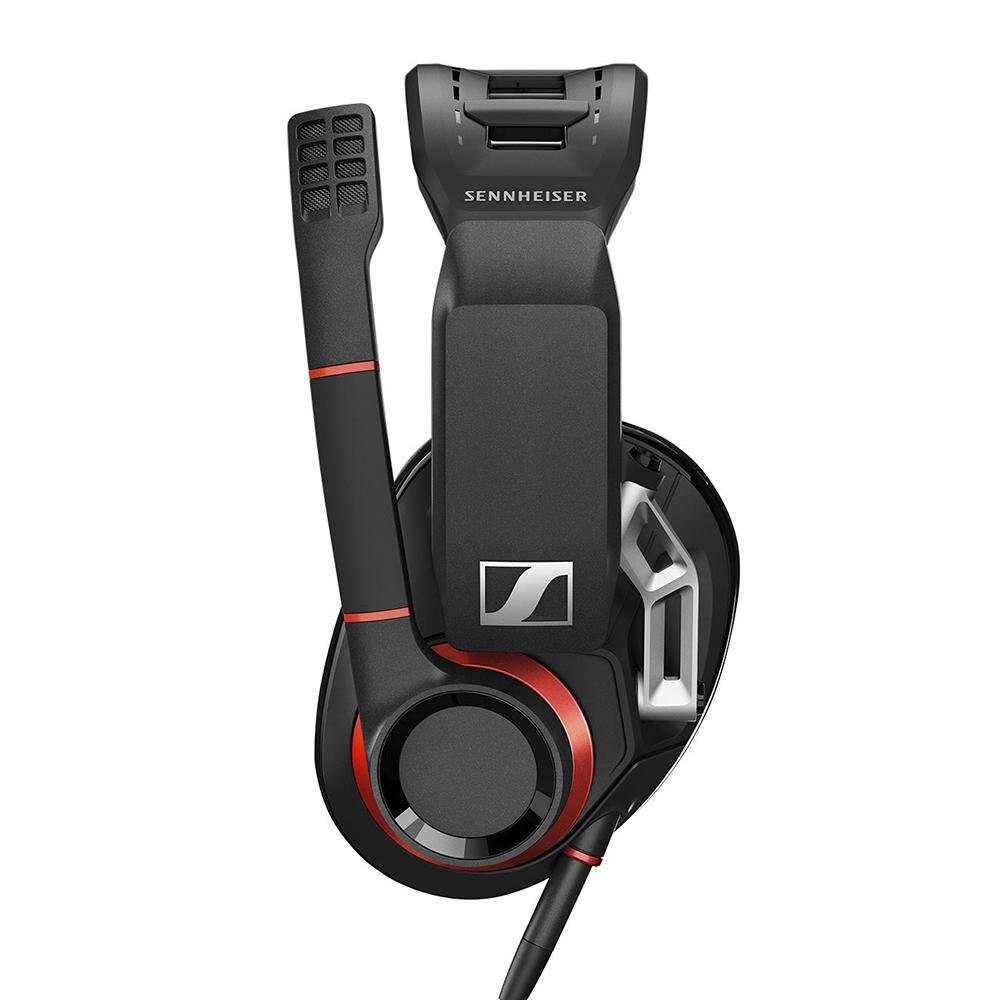 Headset Gamer Epos Sennheiser GSP 500, Preto e Vermelho, P2