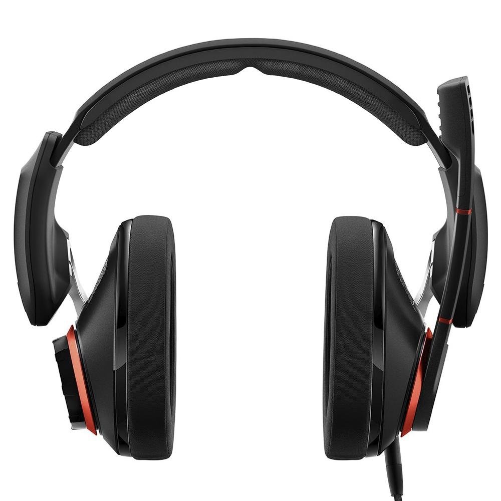 ヘッドホン SENNHEISER GSP 500 Headset Gamer Epos Sennheiser GSP 500, Preto e Vermelho, P2