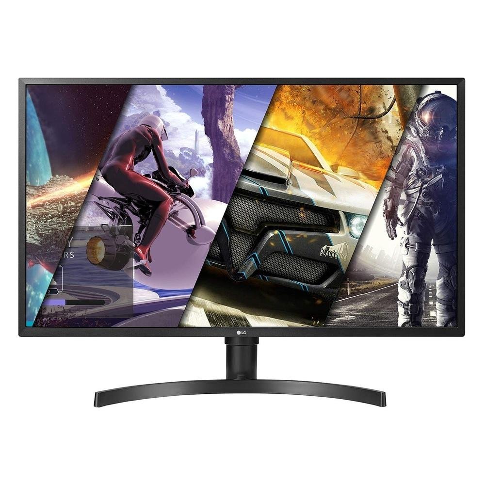 Imagem 1 de 7 do produto Monitor LG 32' IPS, Ultra Wide, 4K UHD, DisplayPort, VESA, Ajuste de Ângulo, HDR 10, 90% DCI-P3, FreeSync, Som Integrado - 32UK550-B