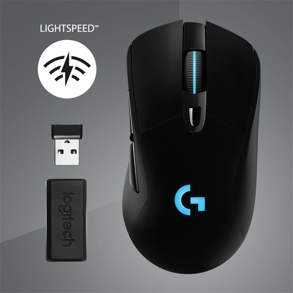 Mouse Gamer Sem Fio Logitech G703 LIGHTSPEED RGB LIGHTSYNC, 6 Botões Programáveis, HERO 25K, Recarregável, Compatível POWERPLAY - 910-005639 - view 8