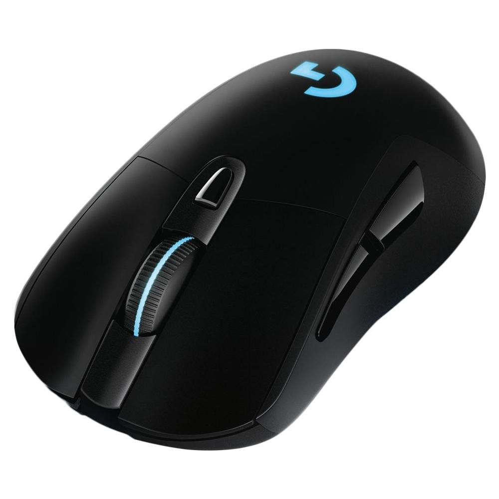 Mouse Gamer Sem Fio Logitech G703 LIGHTSPEED RGB LIGHTSYNC, 6 Botões Programáveis, HERO 25K, Recarregável, Compatível POWERPLAY - 910-005639 Mouse Gamer Sem Fio Logitech G703 LIGHTSPEED RGB LIGHTSYNC, 6 Botões Programáveis, HERO 25K, Recarregável, Compatível POWERPLAY - 910-005639