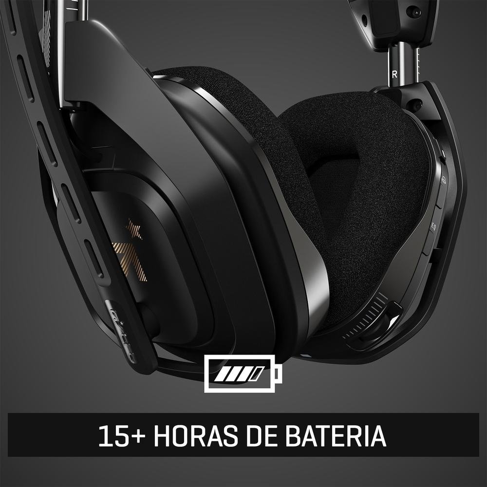 Headset Gamer Sem Fio Astro A50 + Base Station Gen 4 com Áudio Dolby Atmos para Xbox Series, Xbox One, PC, Mac - Preto - 939-001681