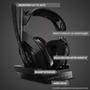 Headset Gamer Sem Fio Astro A50 + Base Station Gen 4 com Áudio Dolby para PS4, PC, Mac - Preto/Prata - 939-001674