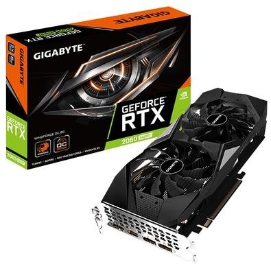 Placa de Vídeo Gigabyte NVIDIA GeForce RTX 2060 Super Windforce OC