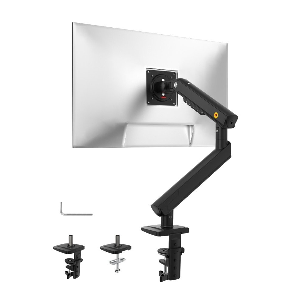 Suporte de Mesa Articulado para Monitor de 17" a 32" North Bayou, com Pistão a Gás, VESA, Preto - A5 NB Suporte de Mesa Articulado para Monitor de 17" a 32" North Bayou, com Pistão a Gás, VESA, Preto - A5 NB
