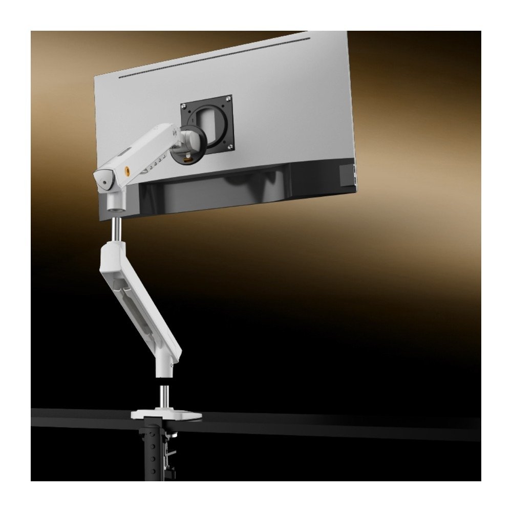 Imagem 4 de 6 do produto Suporte de Mesa Articulado para Monitor de 17" a 32" North Bayou, com Pistão a Gás, VESA, Branco - A5-XE NB