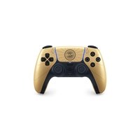 Controle Sem Fio Sony DualSense, Edição Limitada 007 First Light, PlayStation 5, Bluetooth, com Feedback Háptico, Branco e Dourado - 1000052026