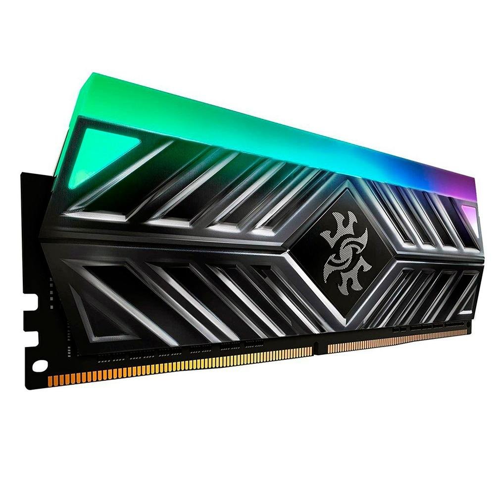 Memória RAM XPG Spectrix D41 TUF RGB, 8GB, 3000MHz, DDR4, CL16, Preto - AX4U300038G16-SB41 Memória RAM XPG Spectrix D41 TUF RGB, 8GB, 3000MHz, DDR4, CL16, Preto - AX4U300038G16-SB41