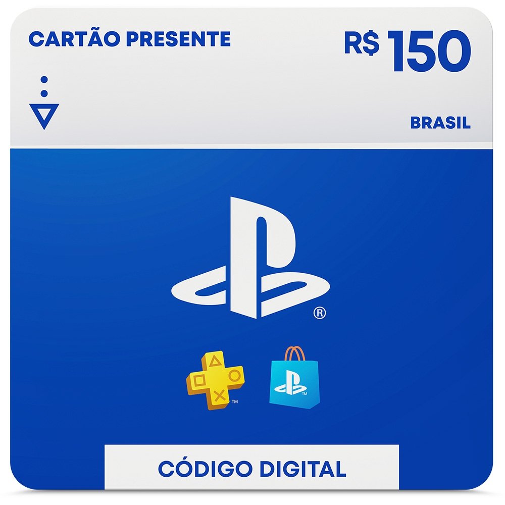 R$150 PlayStation Store - Cartão Presente Digital [Brasil]