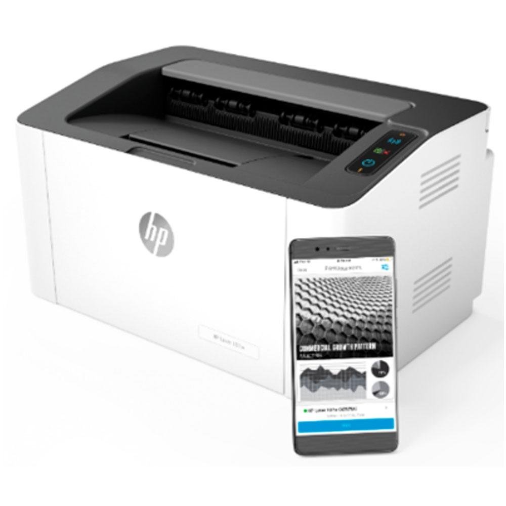 Impressora HP LaserJet 107w, Laser, Mono, 110V - 4ZB78A - view 2