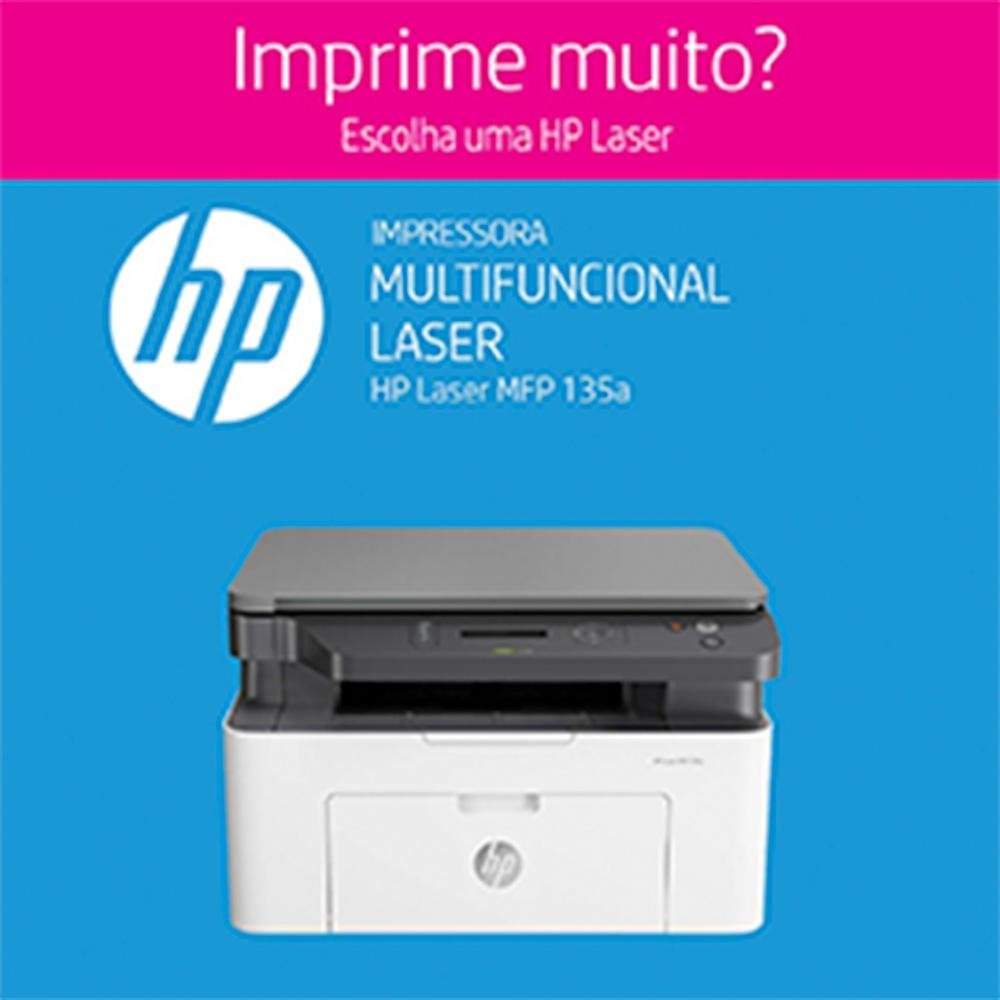 Impressora HP Laser 135A, Laser, Mono, 110V - 4ZB82A - view 12