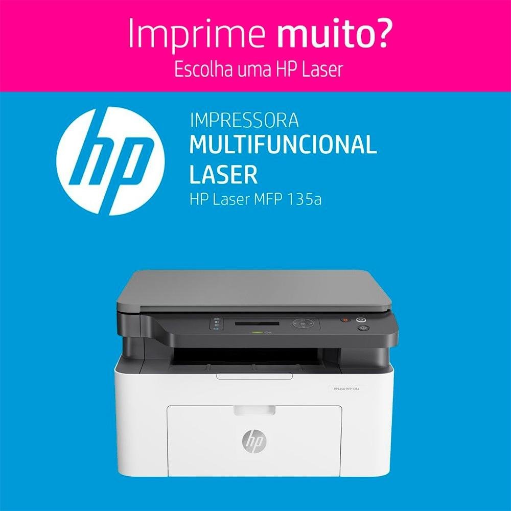 Impressora HP Laser 135A, Laser, Mono, 110V - 4ZB82A - view 14