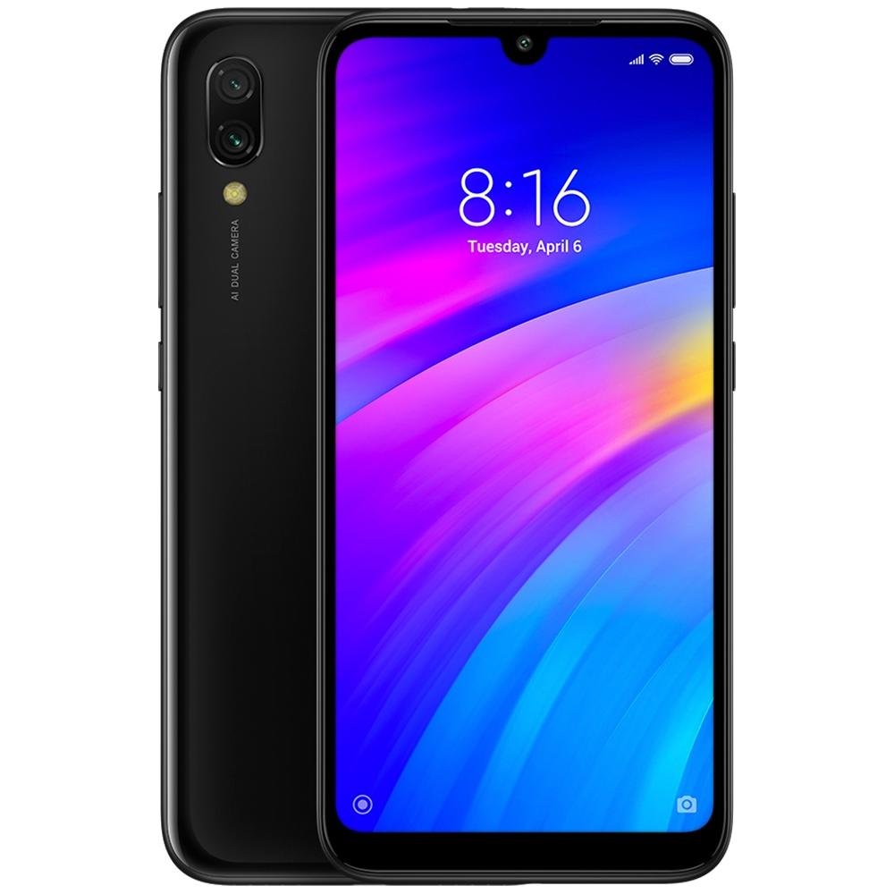 Imagem 2 de 7 do produto Smartphone Xiaomi Redmi 7, 32GB, 12MP, Tela 6.26´, Eclipse Black - CX266PRE