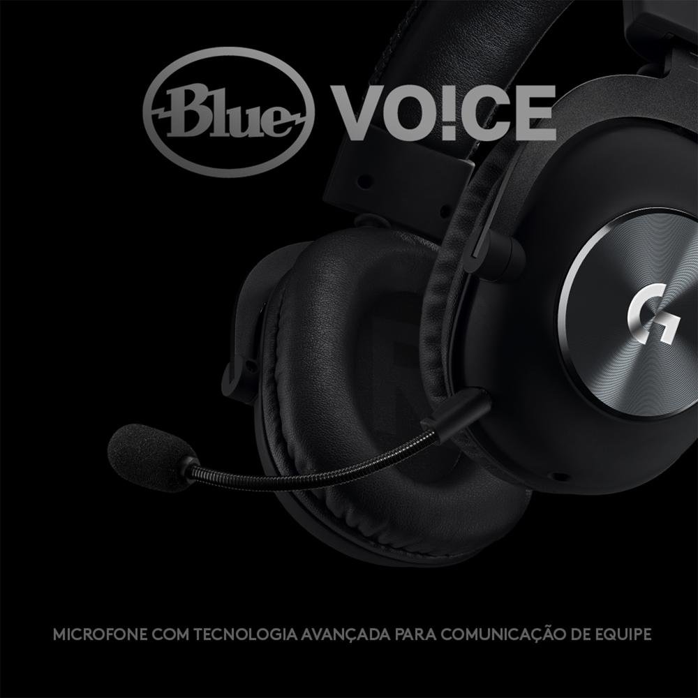 Headset Gamer Logitech G PRO X 7.1 Dolby Surround - 981-000817 - view 8