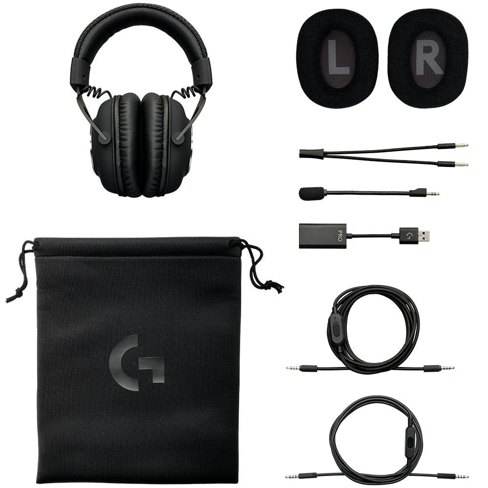 Headset Gamer Logitech G PRO X 7.1 Dolby Surround - 981-000817 Headset Gamer Logitech G PRO X 7.1 Dolby Surround - 981-000817