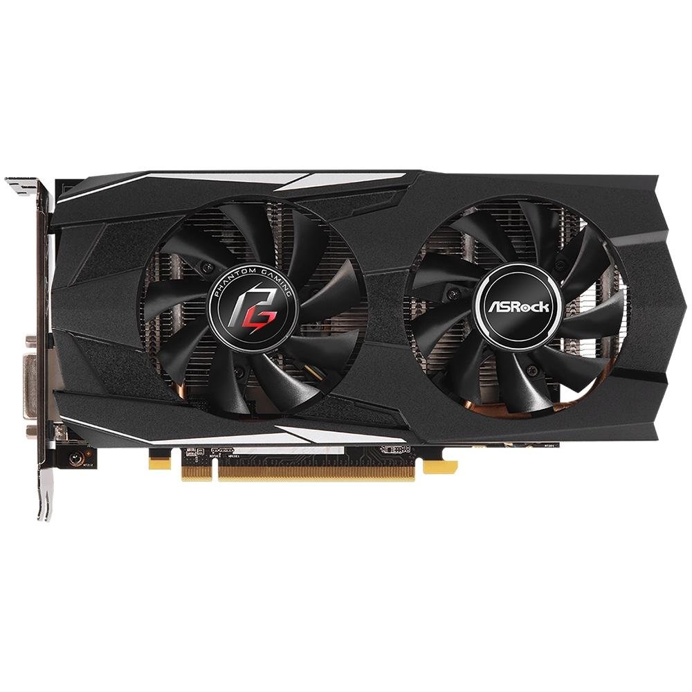 Placa de Video Asrock Phantom Gaming D Radeon RX570 4G, GDDR5 | KaBuM!