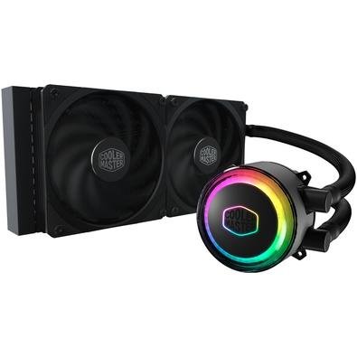 O Watercooler Cooler Master ML240RG RGB é personalizado, por dentro e por fora. Construído com materiais de qualidade, possui dois fans de 120 mm para