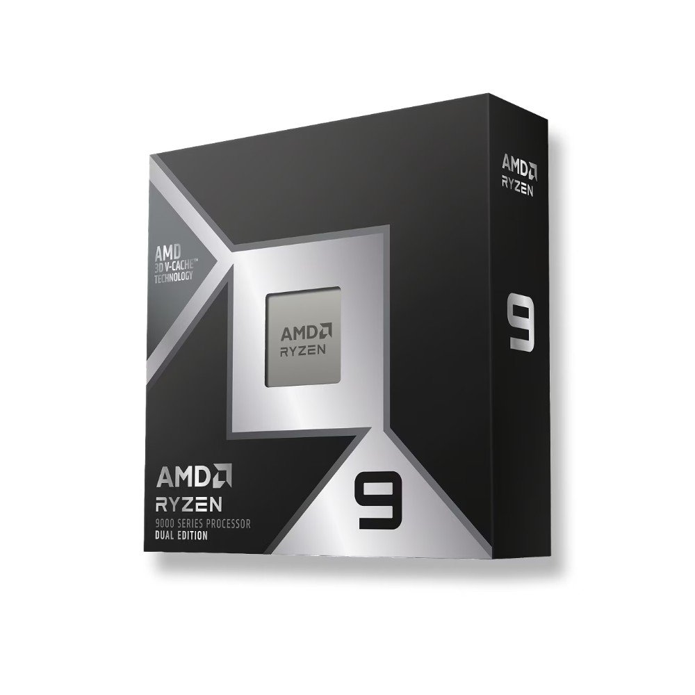 Processador AMD Ryzen 9 9950X3D2, 4.3GHz (5.7GHz Max Turbo), Cache 144MB, 16 Núcleos, 32 Threads, AM5, Com Vídeo Integrado - 100-100001978WOF