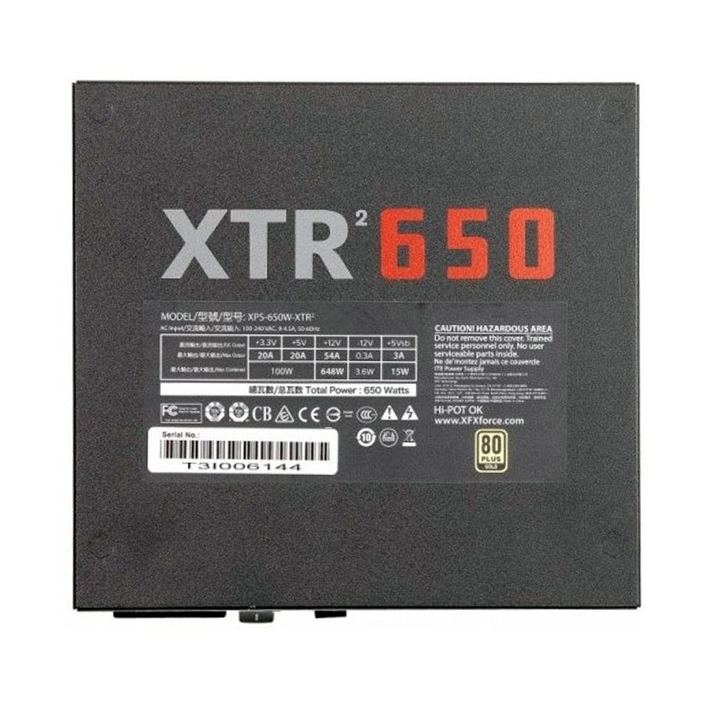 Fonte XFX XTR2 Série 650W 80 Plus Gold Modular - P1-0650-XTR2