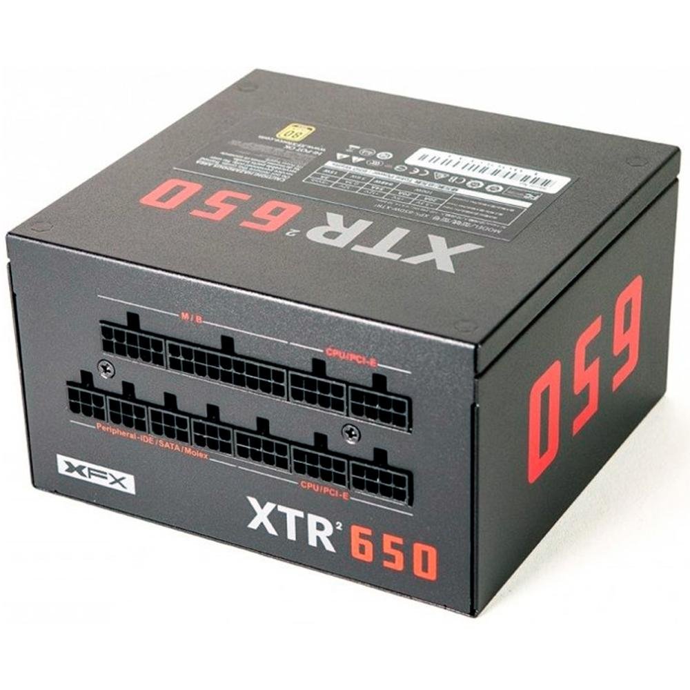 Fonte XFX XTR2 Série 650W 80 Plus Gold Modular - P1-0650-XTR2