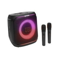 Caixa de Som JBL Partybox Encore 2, Bluetooth, 100W RMS, com 2 Microfones Sem Fio, À Prova de Respingos, Preto - JBLPBENCORE22MICBR Caixa de Som JBL Partybox Encore 2, Bluetooth, 100W RMS, com 2 Microfones Sem Fio, À Prova de Respingos, Preto - JBLPBENCORE22MICBR