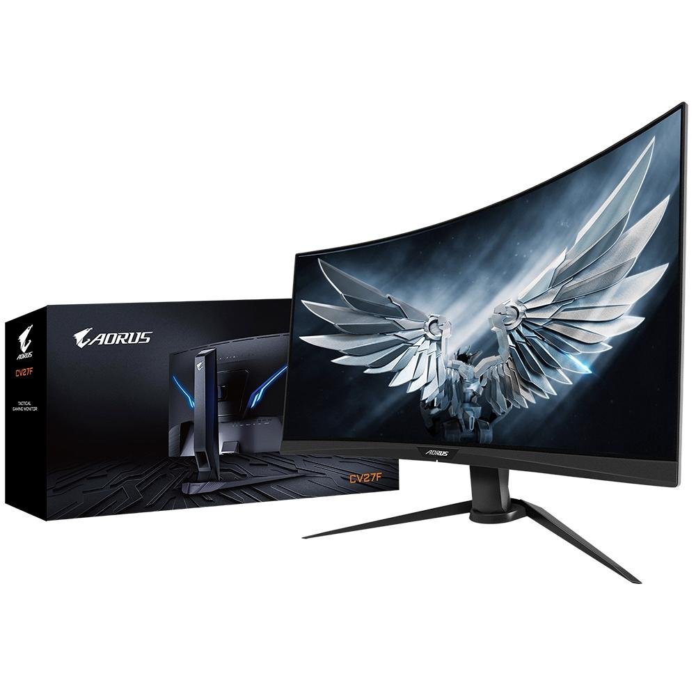 好きさんAORUS CV27F 27インチ湾曲型モニター　165Hz Monitor Gamer Gigabyte Aorus LED 27´ Widescreen, Curvo, Full
