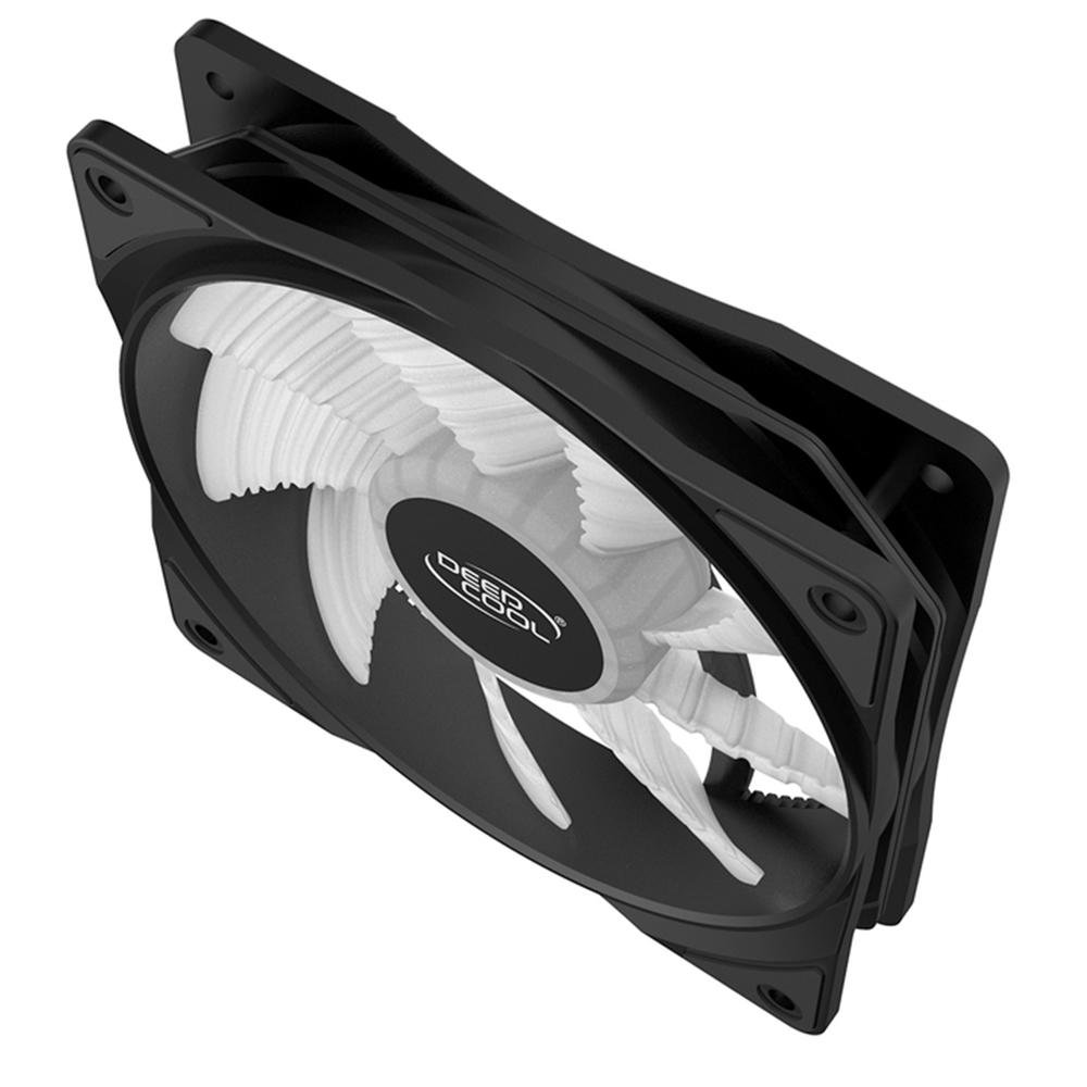 Cooler Fan Deepcool RF120B, 120mm, LED Azul, Preto - DP-FLED-RF120-BL Cooler Fan Deepcool RF120B, 120mm, LED Azul, Preto - DP-FLED-RF120-BL